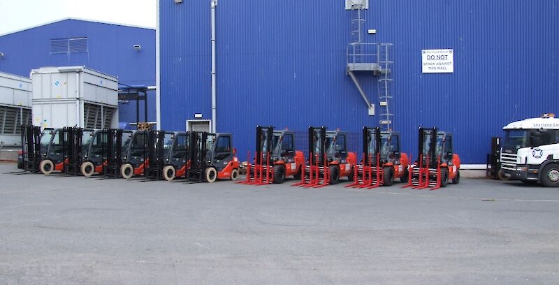 New forklifts at Shetland Catch