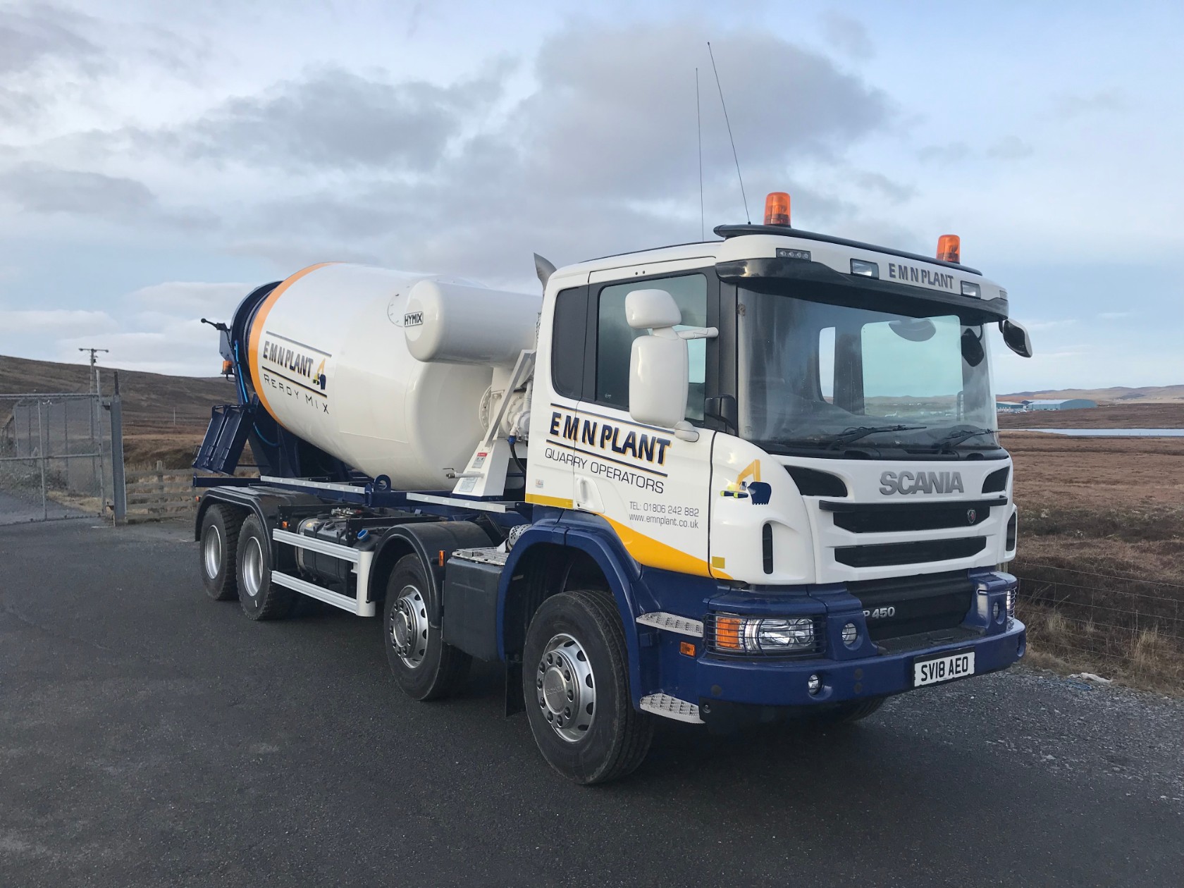 New Scania P450 8x4 Mixer / Tipper demount arrived March 2018 | EMN Plant