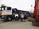 L to R: Barry Cranie Plant Operator, Jaco Geldenhuys Operations Manager, Mitchell Roberts Engineer, Edmund Nicolson Managing Director, Richard Johnson HGV Driver.